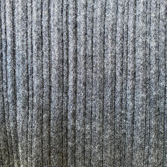 The Cashmere Project Ribbed Cardigan  in Chalkboard Heather, Size M - Picture 4 of 7
